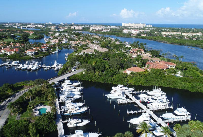 aerial photo of jonathan's landing