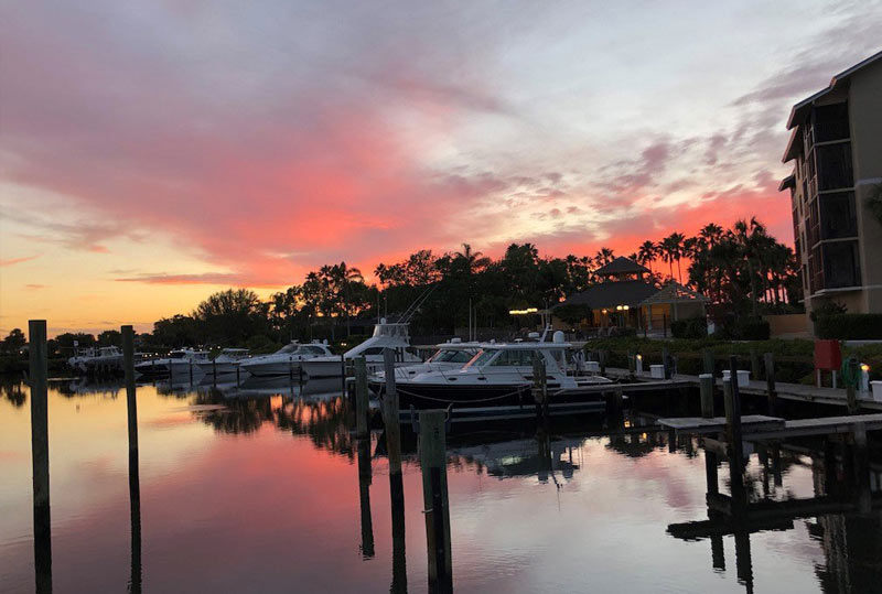 boats at dusk jl